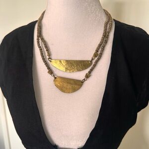 Tribal Gold-Tone Necklace